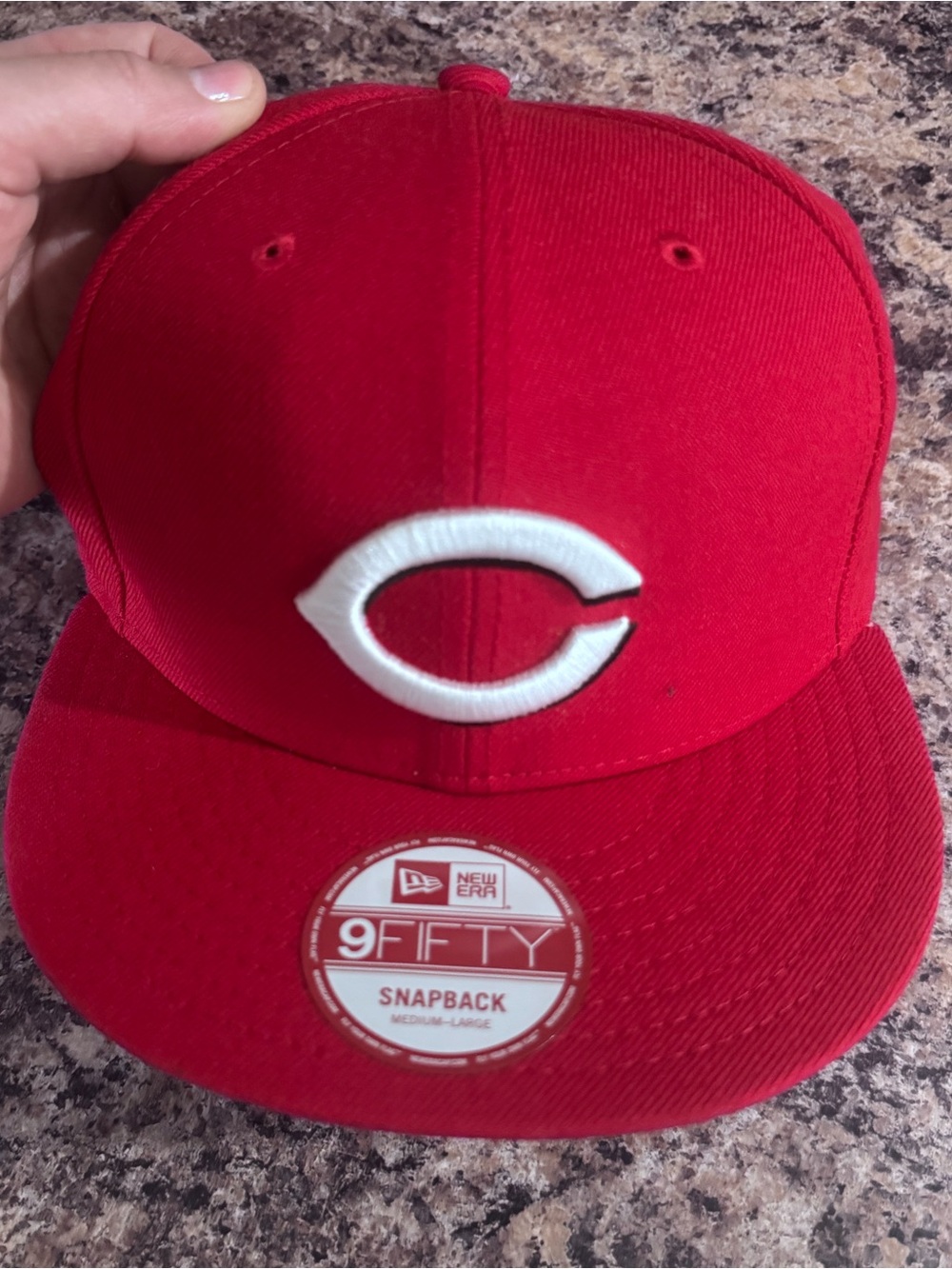 Cincinnati Reds snapback with mascot logo